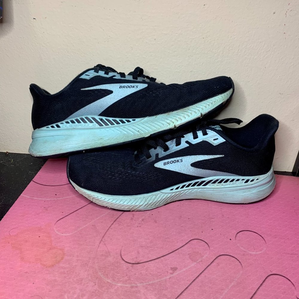 Womens Brooks Launch Gts 8 Black Running Shoes Size 9… Gem